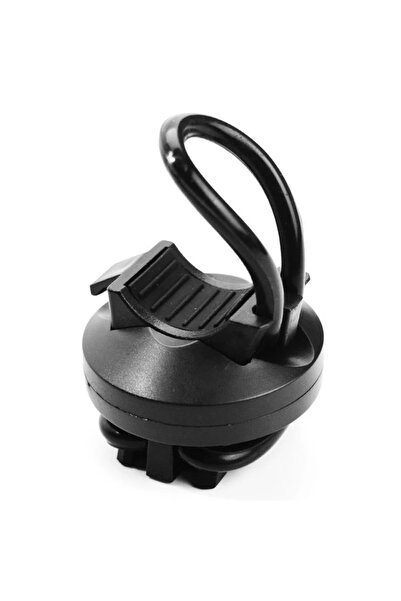 Choice حامل مشبك أسود لمصباح الدراجة، قابل للدوران 360 درجة، يُثبت على مقود ا...