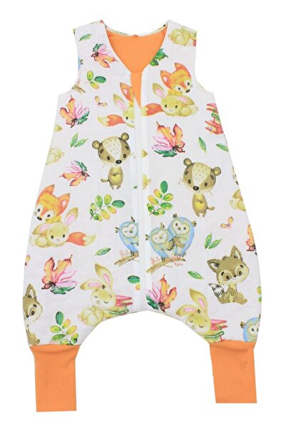 PRICHINDEL Sac de dormit căptușit „Bufnițe” cu picioare