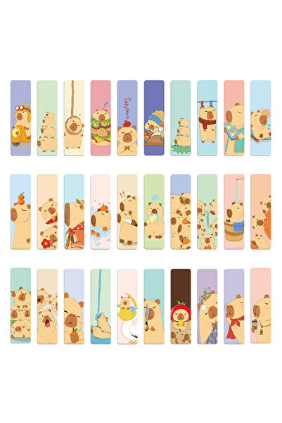 Choice 30 قطعة من فواصل الكتب من كابيبالا، لتزيين كتب الطلاب، وبطاقات تعريف ا...