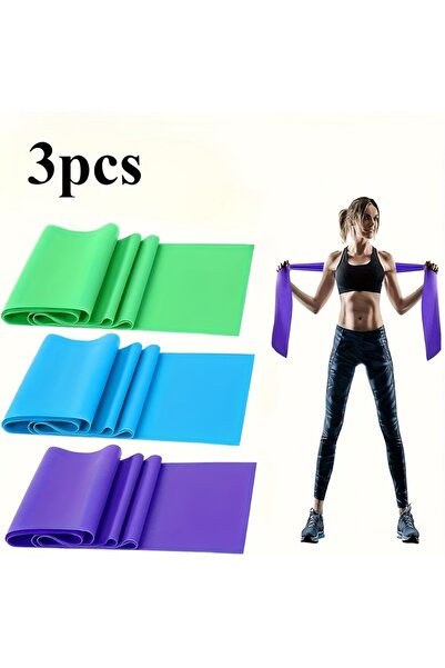 Choice 3 قطع من أربطة مقاومة اليوغا، 3/4/6 مجموعات، أربطة مطاطية مرنة من مادة...