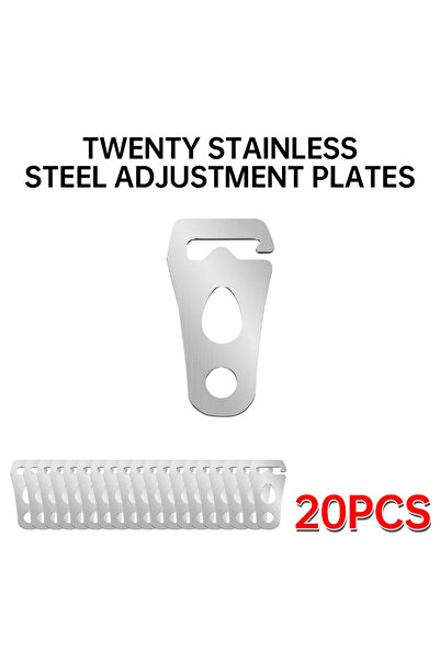 Choice ٢٠ عبوة من ١-٢٠ قطعة من دعامات المظلات، مشابك تثبيت من الفولاذ المقاوم...