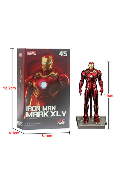 Choice17 مجسم آيرون مان ميكا MK45 مقاس 4 بوصات، من إنتاج ديزني ومارفل، شخصية ...