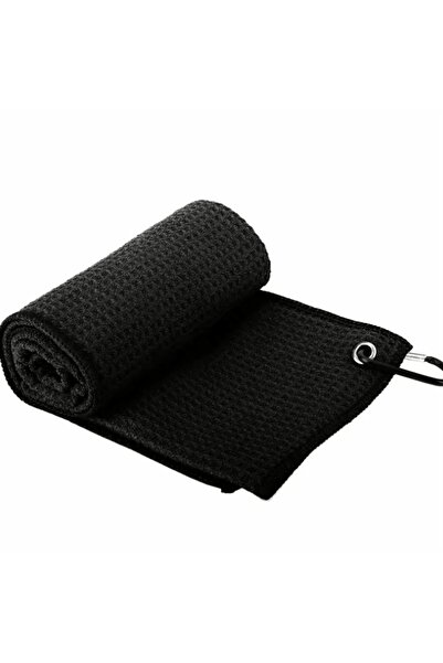 Choice منشفة جولف سوداء من قماش المايكروفايبر لعشاق الجولف، ناعمة وماصة، لتنظ...