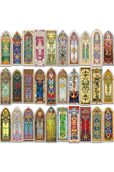 Choice 30 قطعة من فواصل الكتب غير التقليدية على طراز الكنائس الباروكية، لتزيي...