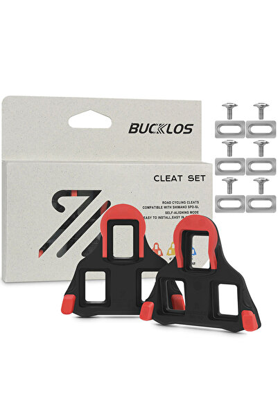 BUCKLOS مجموعة واحدة من مرابط دواسات الدراجات الهوائية BH10-0 درجة، متوافقة م...