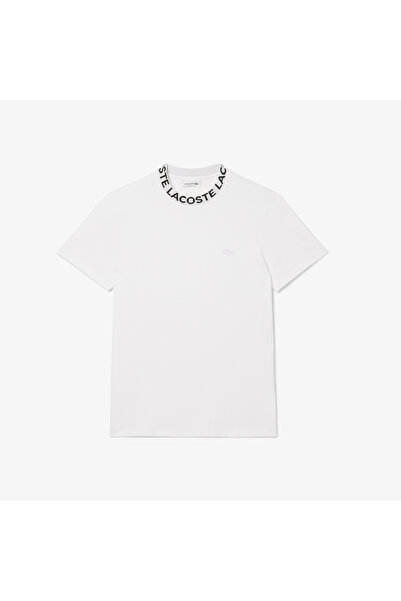 Lacoste تيشيرت بيكيه من ماركة جاكار - TH9582-00-001