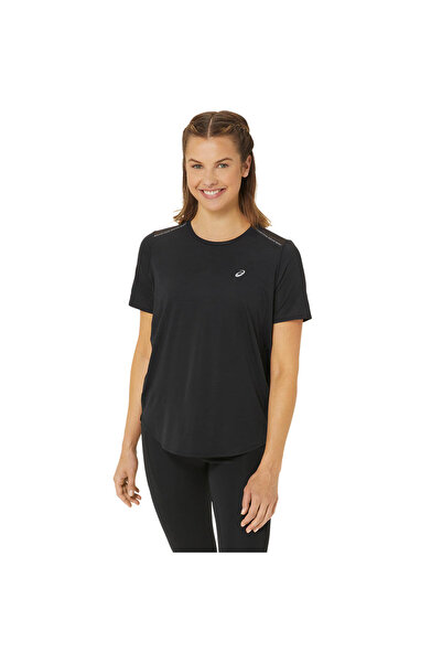 Asics ROAD SS TOP Kadın Siyah Kısa Kollu Tshirt 2012C969-001