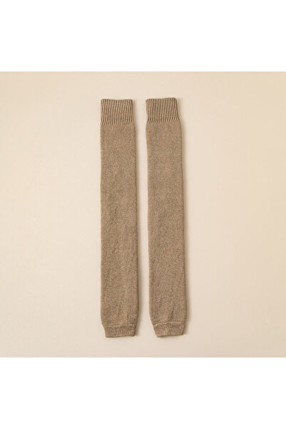 Choice لون قهوة فاتح، زوج واحد من الجوارب الشتوية النسائية السميكة التي تصل إ...