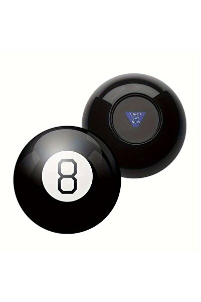 Choice كرة سحرية واحدة - كرة إجابة غامضة ذات غلاف خارجي أسود لامع ورقم 8 أبيض...