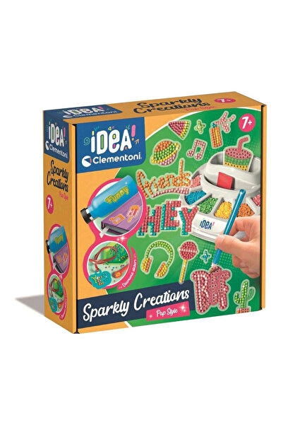CLEMENTONI Idea Sparkly Creations Pop Style | DIY Craft Kit | Educational & L...