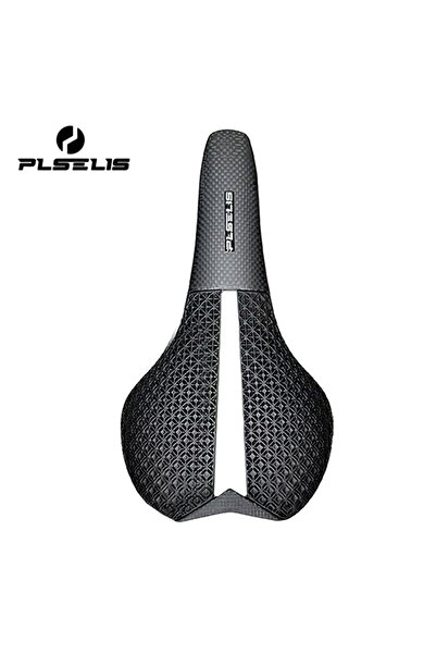 Choice سرج دراجة مطبوع بتقنية الطباعة ثلاثية الأبعاد من Pluselis، أسود اللون،...