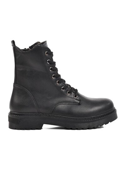 PUNTO 525383 Black Women's Boots with Fleece Inside