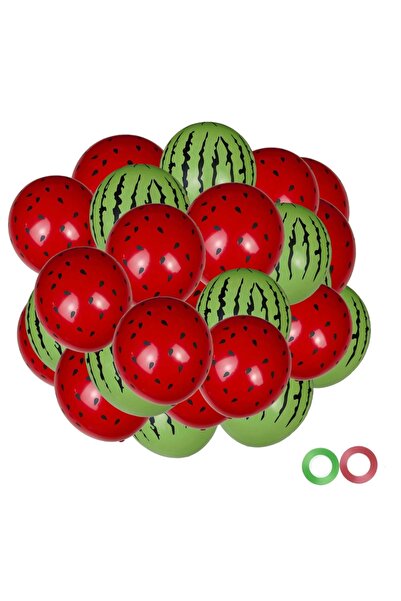 Choice بالونات لاتكس على شكل بطيخ، 12 بوصة، متعددة الألوان، 40 قطعة، لونان، ز...