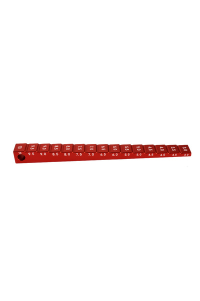choice2 Red 9IMOD RC Car Height Ruler Chassis Droop Gauge 3-10MM Shunting Rul...