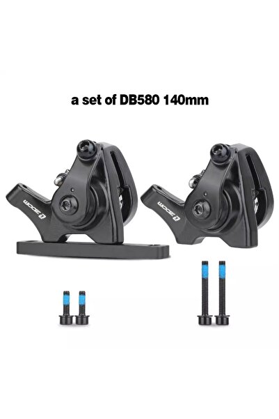 Choice مجموعة فرامل قرصية مزدوجة المكابس للدراجات الهوائية DB580 مقاس 140 مم،...