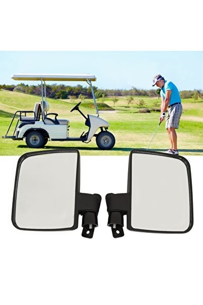 Choice Cart Mirrors 2 Pack Side View Mirror Cart Rearview Mirror for Club Car for EZGO Cart Mirror