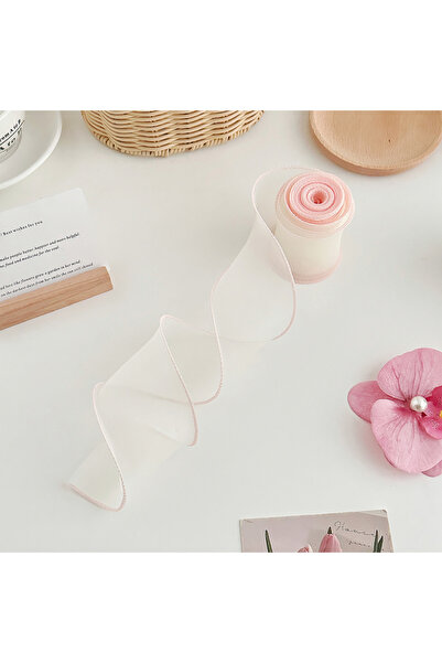 Choice شريط شاش وردي ناعم بطول 9 أمتار، قطعة واحدة، لتزيين الهدايا وتغليفها، ...