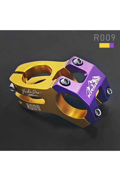 Choice R009-GP KRSEC ساق مقود قصيرة للدراجات الجبلية 31.8 × 28.6 مم، ساق مقود...