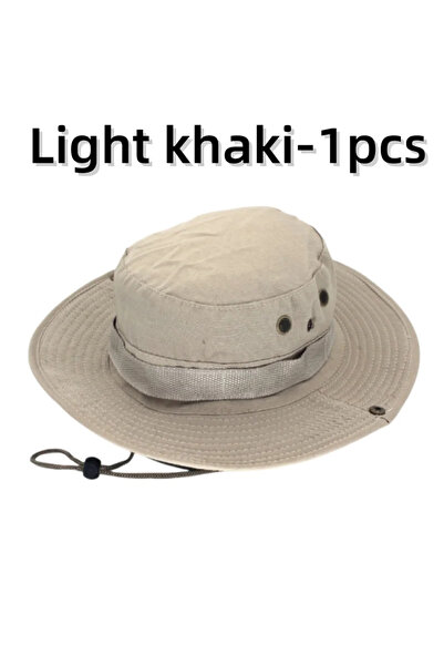 Choice A-Light khaki-1pcs Men & Women Sun Hat Camouflage Cap Outdoor Sports S...
