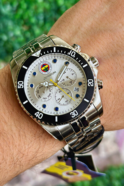 Quantum Original Licensed Steel Cord Steel Case Fenerbahçe Fan Men's Wristwatch