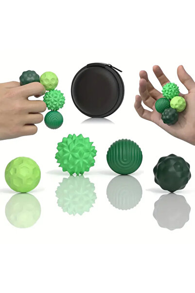 Choice 4 كرات مغناطيسية خضراء من السيليكون لتخفيف التوتر، ألعاب لتخفيف التوتر...