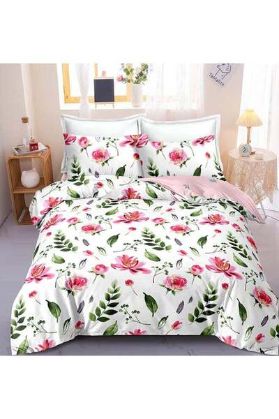 Noon East 4-Piece Duvet Cover Set - Soft Brushed Microfiber, King Size (260x2...