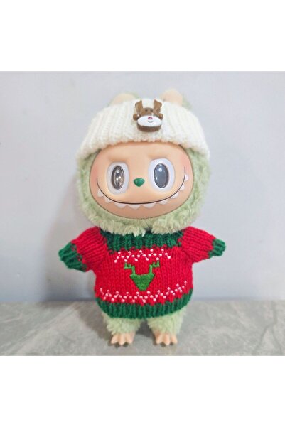 Choice طقم ملابس جديد مكون من قطعتين من سترة محبوكة لعيد الميلاد، مناسب لدمى ...