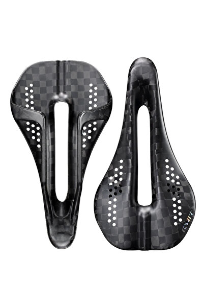 Choice S09 RYET 12K Carbon Racing Saddle 59g 230x125mm 7x7 Dual-Track MTB/Gra...