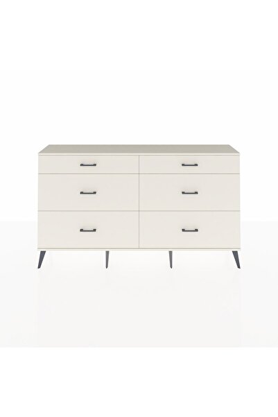 Dienni Arges Konsol 6 Çekmeceli 176x30x99 Antrasit-Aytaşı