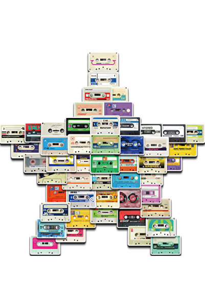 Choice 50 قطعة من ملصقات الشريط اللاصق، بنمط كلاسيكي، أدوات مكتبية، جمالية، إ...