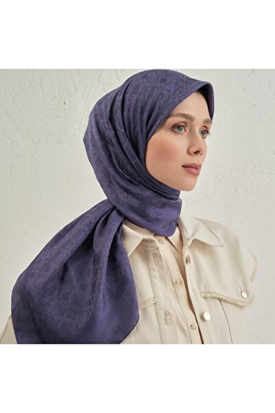 Armine Şık Modern Eşarp Mor Eşarp