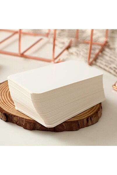 Choice ١٠٠ بطاقة بيضاء فارغة من ورق الكرافت، مقاس ٣٫٥٤ × ٢ بوصة، بطاقة ورق كر...