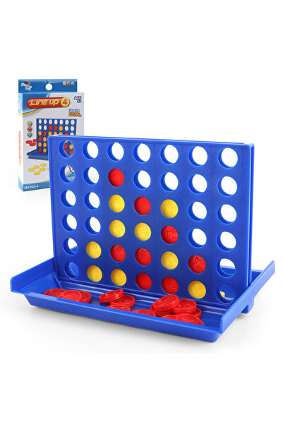 Choice لعبة توصيل أربعة ثلاثية الأبعاد للأطفال باللون الأزرق، لعبة لوحية تناف...