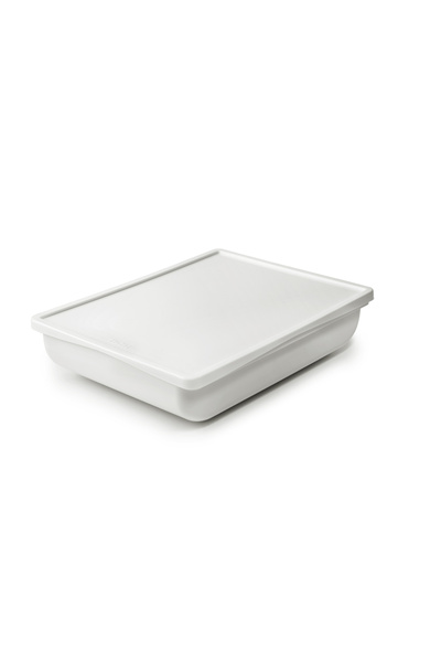 iBiLi Set robot de bucătărie 3 piese, plastic, 27,5x22x5,5 cm, alb/gri