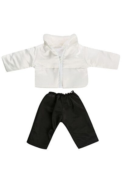 Choice طقم ملابس لدمية أمريكان جيرل مقاس 18 بوصة، يتضمن سترة بيضاء وبنطال أسو...