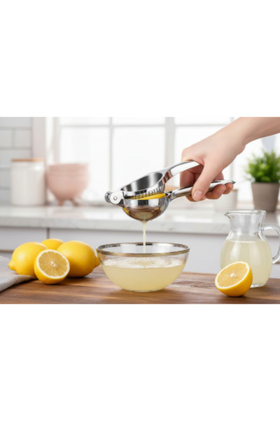 EMPA A V M عصارة ليمون وحمضيات من الفولاذ المقاوم للصدأ مقاس 22 سم