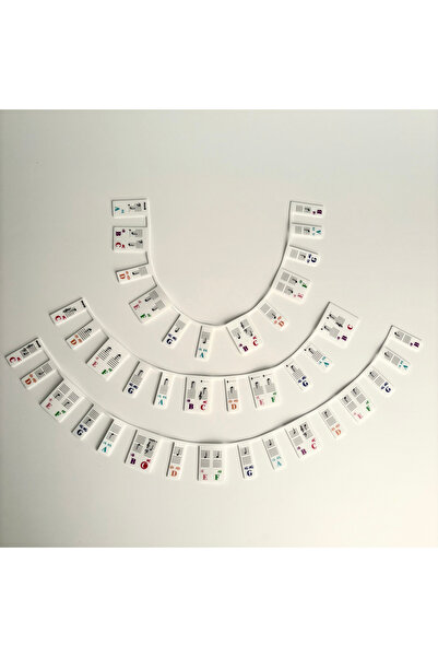 Choice note label Piano keyboard note label, 88 keys, reusable and durable, suitable for learning and pract