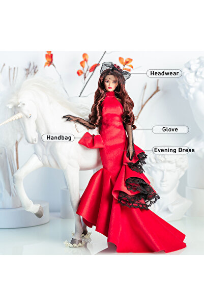 Choice غير متضمنة الدمية - طقم ملابس دمية عارضة أزياء أنيقة مقاس 32 سم، سلسلة...