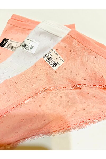 Tutku Marka Kadın Sofia Bikini Jakarlı Külot 3'lü %100 Pamuk