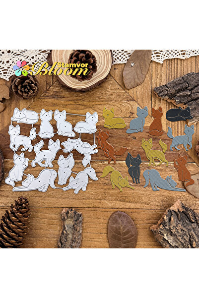 Choice قوالب تقطيع معدنية أصلية وجميلة ومتنوعة لقطط، مثالية لتزيين سجلات القصاصات والنقش.