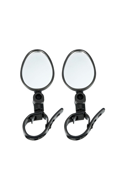 Choice مرآتان للدراجة من قطعتين، قابلة للتعديل والدوران 360 درجة، تُستخدمان كمرآة للمقود، توفران رؤية خلفية أثناء ركوب الدراجات.