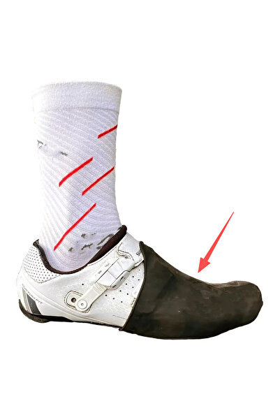 Choice غطاء أصابع سيليكون قصير مقاس 38-43 - يحافظ على دفء القدمين أثناء ركوب ...