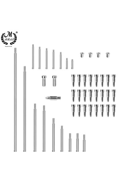 Choice مجموعة ملحقات ساكسفون ألتو: 16 قضيبًا ملولبًا + 32 برغيًا صغيرًا وكبير...