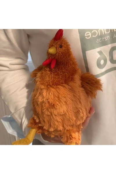 Choice دمية دجاجة وديك من القطيفة بتصميم كرتوني من إم آر-موجي، هدية إبداعية ل...