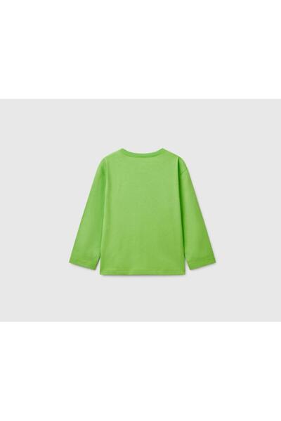 United Colors of Benetton ERKEK BEBEK 3I1XG10HS BASKI DESEN TİŞÖRT GKB0024
