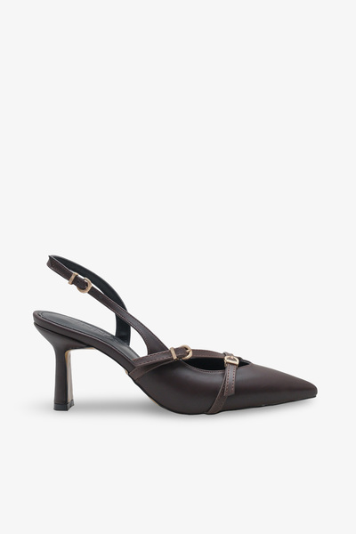 İNNABUTİKK Recca Women's High Heel Shoes - Brown