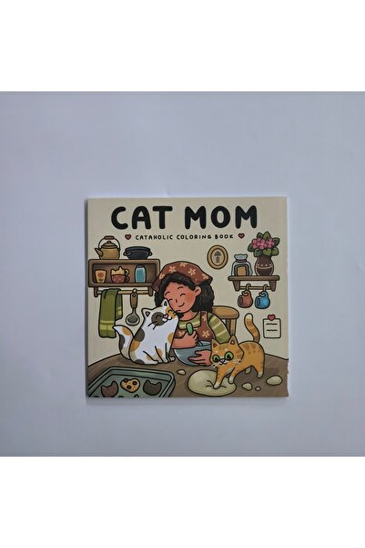 Choice كتاب تلوين "أم القطط المتعددة" للكبار، يضم أنشطة يومية لطيفة ومريحة لل...