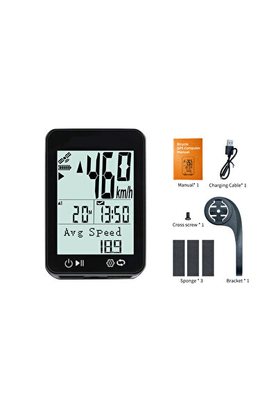 Choice كمبيوتر الدراجة اللاسلكي BKV-3109B المزود بنظام تحديد المواقع العالمي ...