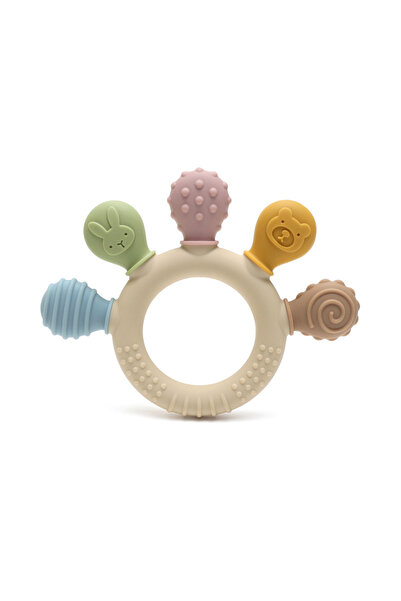 Choice C Baby Dinosaur Silicone Teething Toys BPA Free Easy to Grip Infant Care Teether Chewing Toy for Ne.