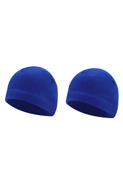 Choice قطعتان - قبعة صوفية زرقاء دافئة ناعمة للرجال والنساء، مناسبة للتزلج ور...